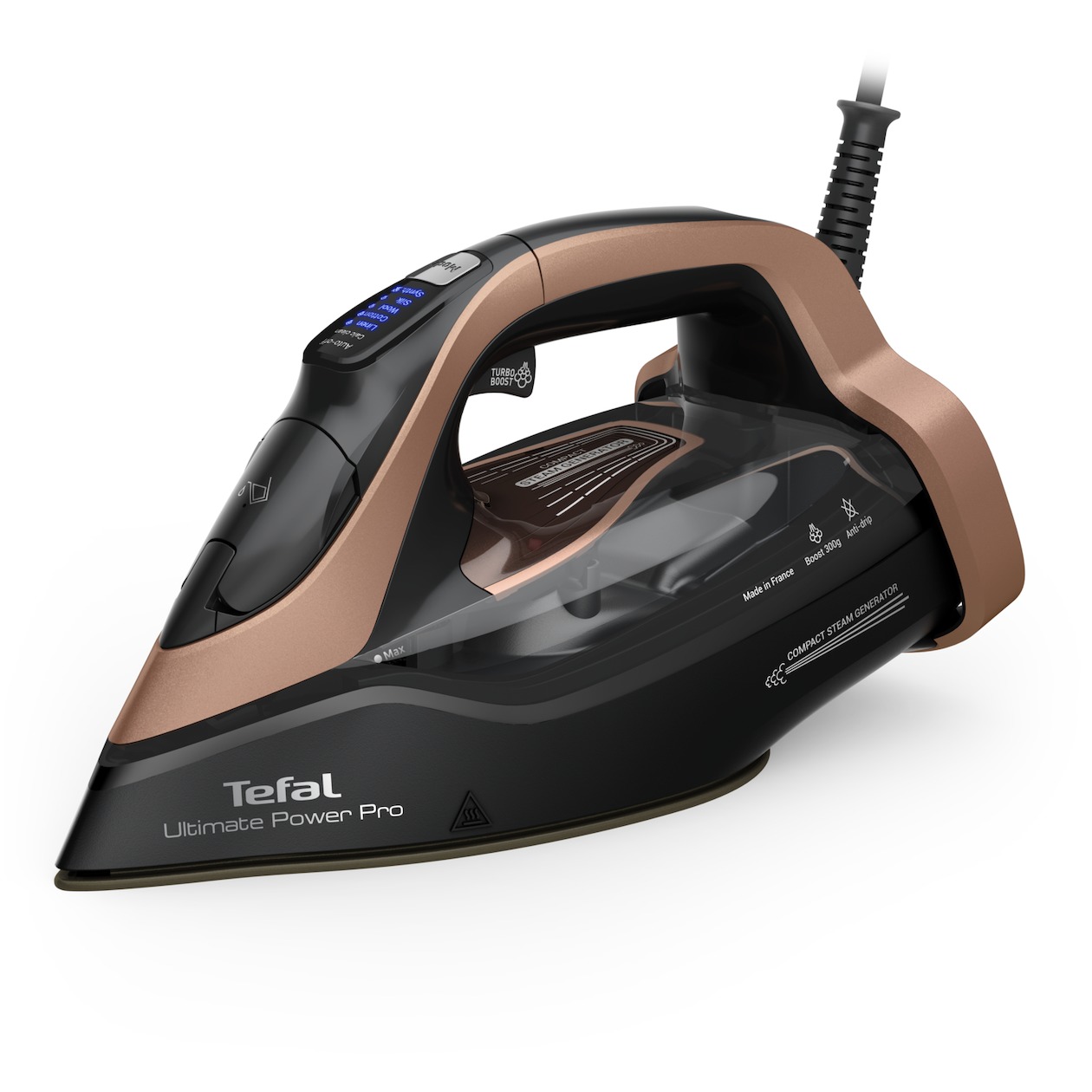 Tefal FV9E50 Stoomstrijkijzer Zwart | Tefal