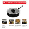 Tefal G20732 Excellence Ceramic Hapjespan 24 cm + deksel Pan Zwart | Tefal
