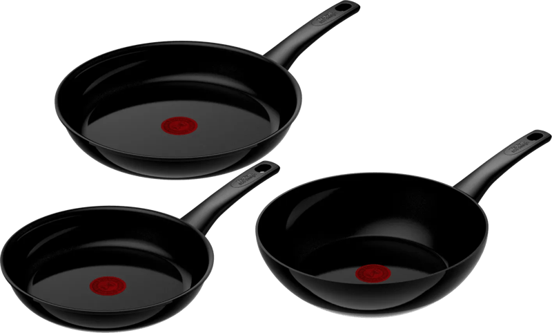 Tefal Renew On Keramische koekenpannenset 24 + 28 cm + Wokpan 28 cm