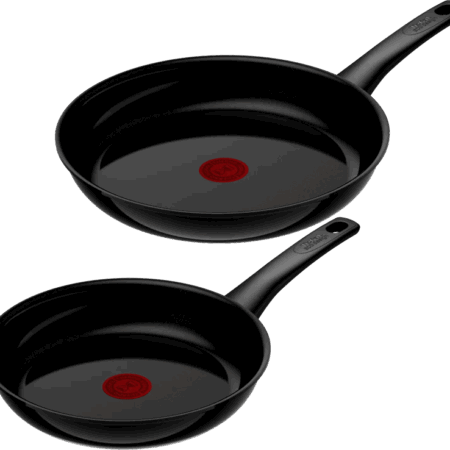 Tefal Renew On Keramische koekenpannenset 24 + 28 cm Zwart