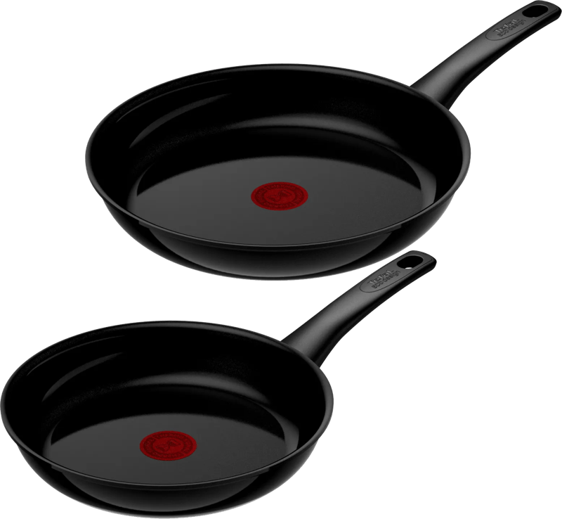 Tefal Renew On Keramische koekenpannenset 24 + 28 cm Zwart