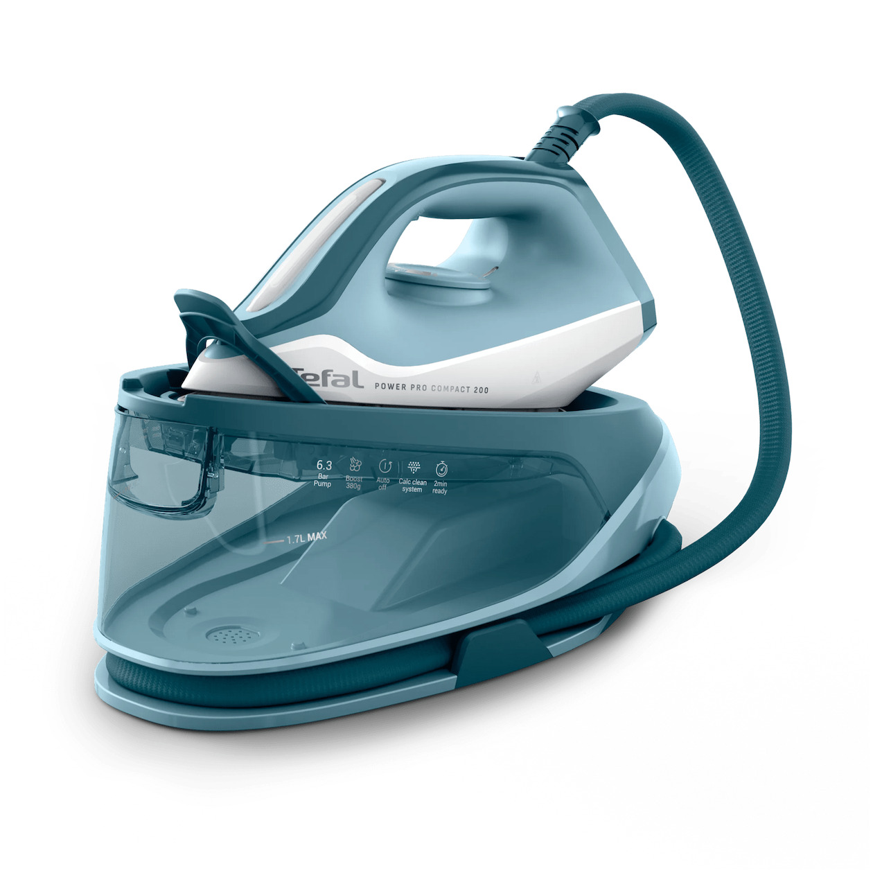 Tefal SV6212 Power Pro Compact 200 Stoomstrijkijzer Blauw | Tefal