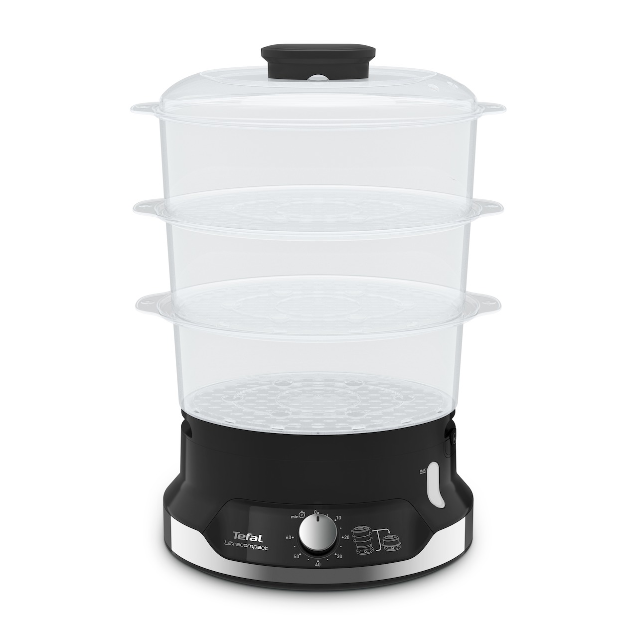 Tefal VC2048 Stoomkoker Zwart | Tefal