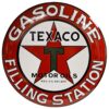 Texaco Filling Station Emaille Bord - Ø60cm | Texaco