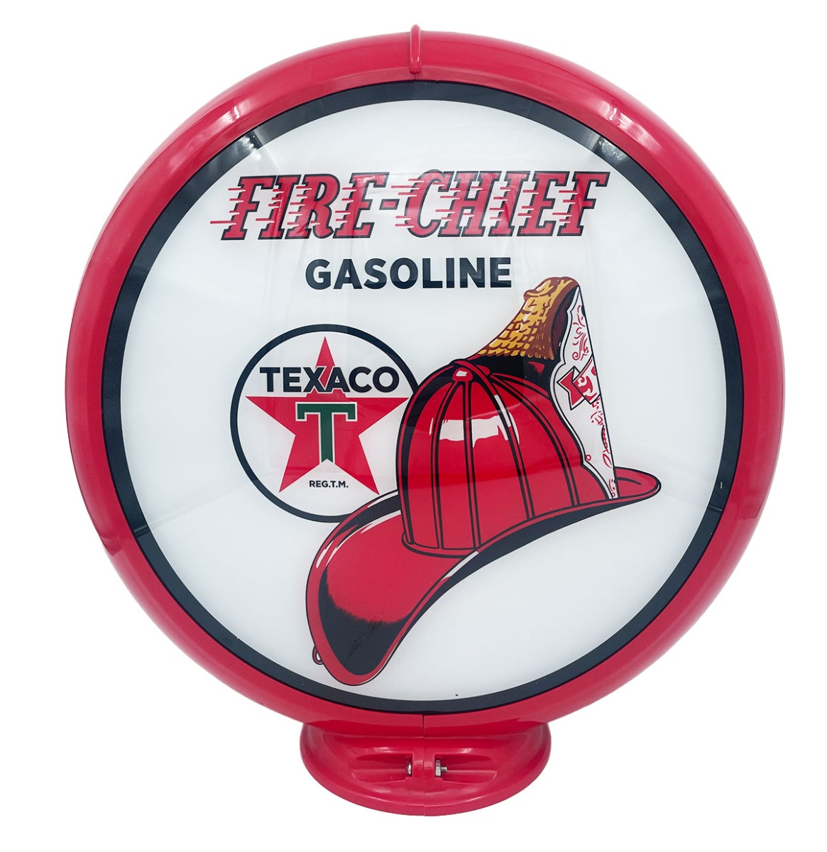 Texaco Fire-Chief Logo Benzinepomp Bol - PVC Lenzen | Texaco