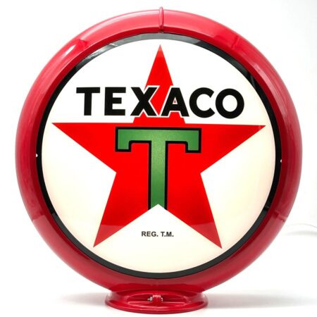 Texaco Logo Benzinepomp Bol - Glazen Lenzen | Texaco