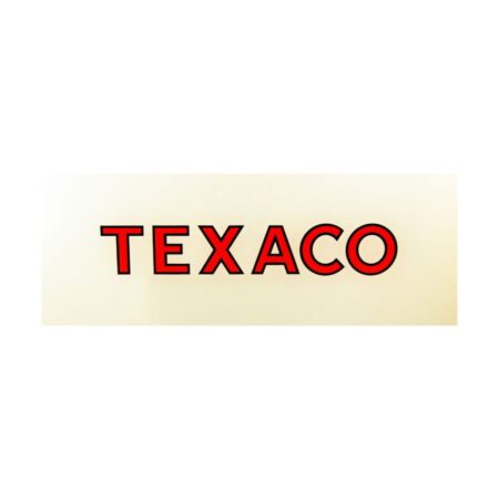 Texaco Logo Glas voor Benzinepomp - 30