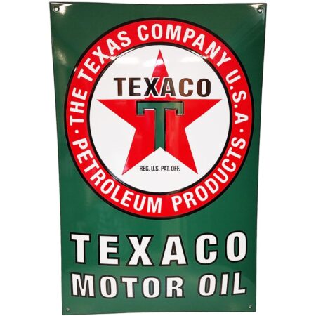 Texaco Motor Oil Emaille Bord - 60 x 40cm | Texaco