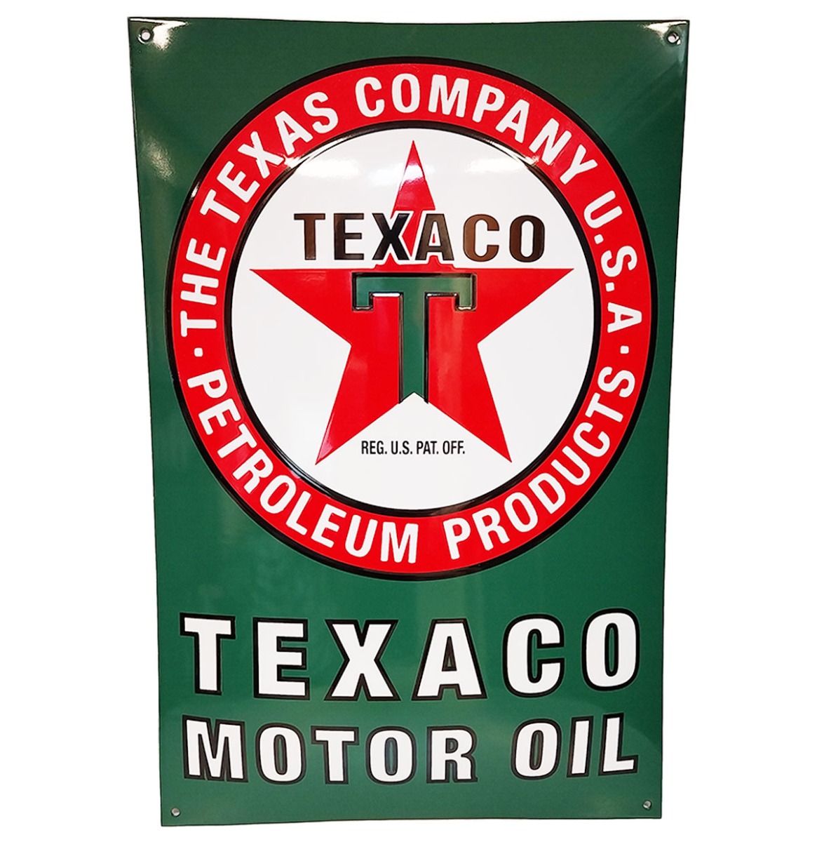Texaco Motor Oil Emaille Bord - 60 x 40cm | Texaco