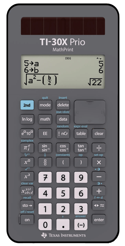 Texas Instruments CTI-30X Pro Mathprint FC Rekenmachine