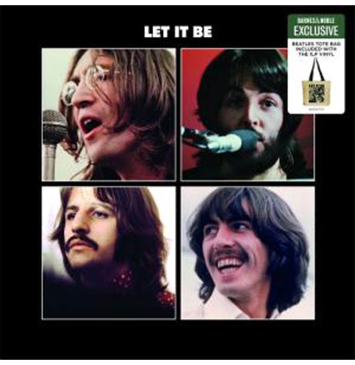 The Beatles - Let It Be (Barnes & Noble Exclusive) + Tote Bag (LP) | Fiftiesstore