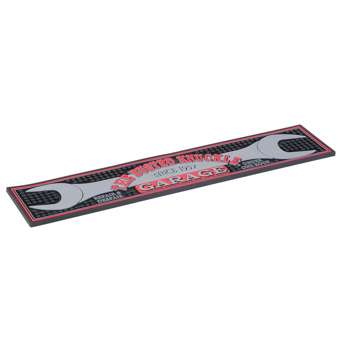 The Busted Knuckle Garage Beverage Mat | Busted Knuckle Garage