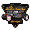 The Busted Knuckle Garage No scar No story Zwaar Metalen Bord | Busted Knuckle Garage