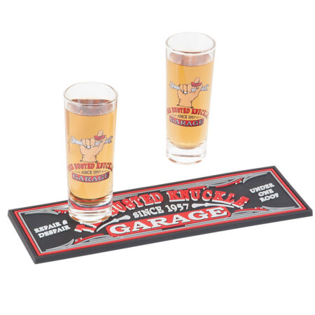 The Busted Knuckle Garage Shot glaasjes Cadeau Set | Busted Knuckle Garage