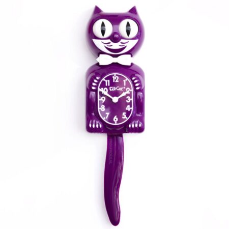 The Classic Kit-Cat-Klock Boysenberry Paarse Editie Klok | Kit-Cat Klock