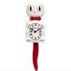 The Classic Kit-Cat-Klock Candy Cane Rood Klok | Kit-Cat Klock
