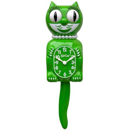 The Classic Kit-Cat-Klock Green Lady Editie Klok Groen | Kit-Cat Klock