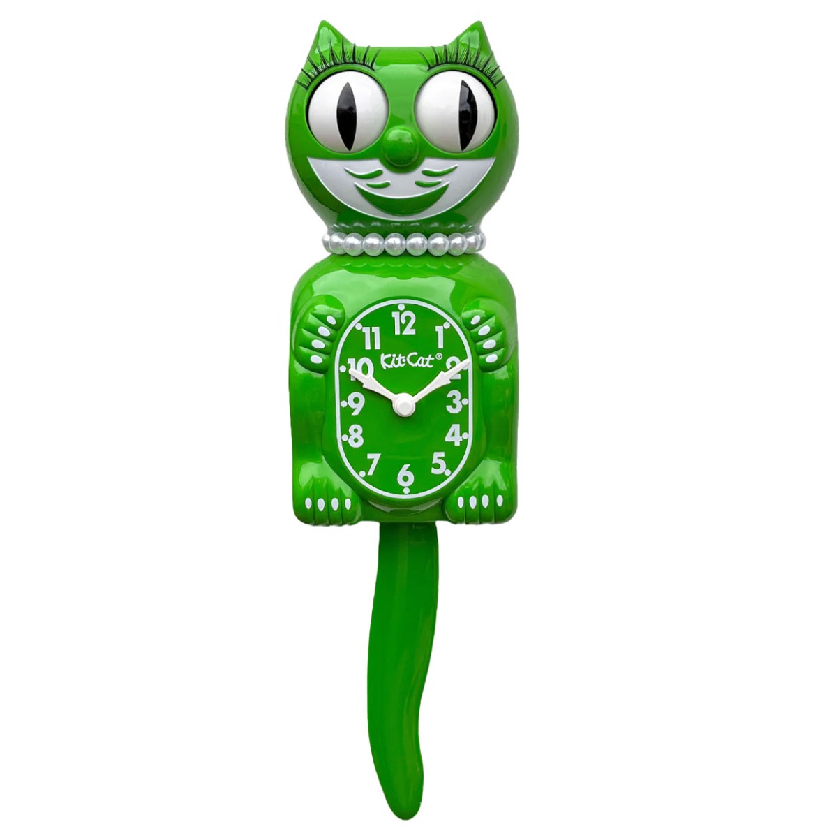 The Classic Kit-Cat-Klock Green Lady Editie Klok Groen | Kit-Cat Klock