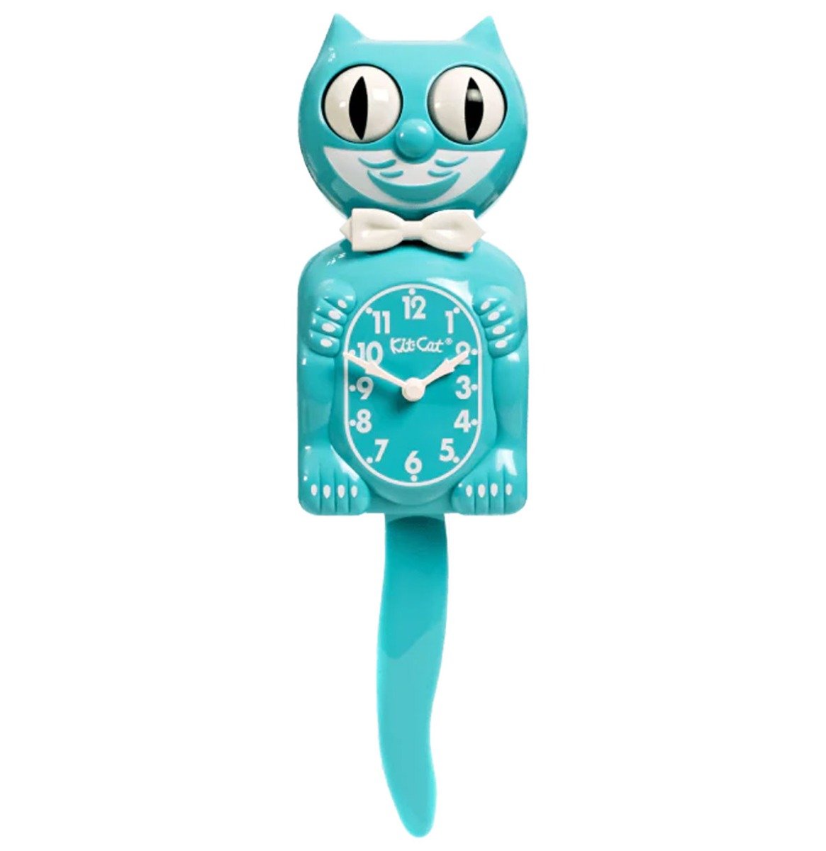 The Classic Kit-Cat-Klock Turquoise Edition Klok | Kit-Cat Klock