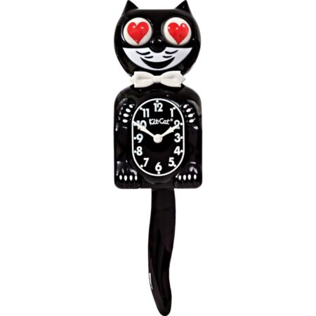 The Classic Kit-Cat- Klock with Heart-Eyes Klok - Gelimiteerde Oplage | Kit-Cat Klock