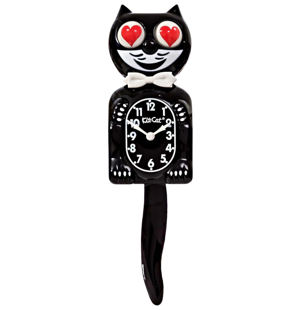 The Classic Kit-Cat- Klock with Heart-Eyes Klok - Gelimiteerde Oplage | Kit-Cat Klock