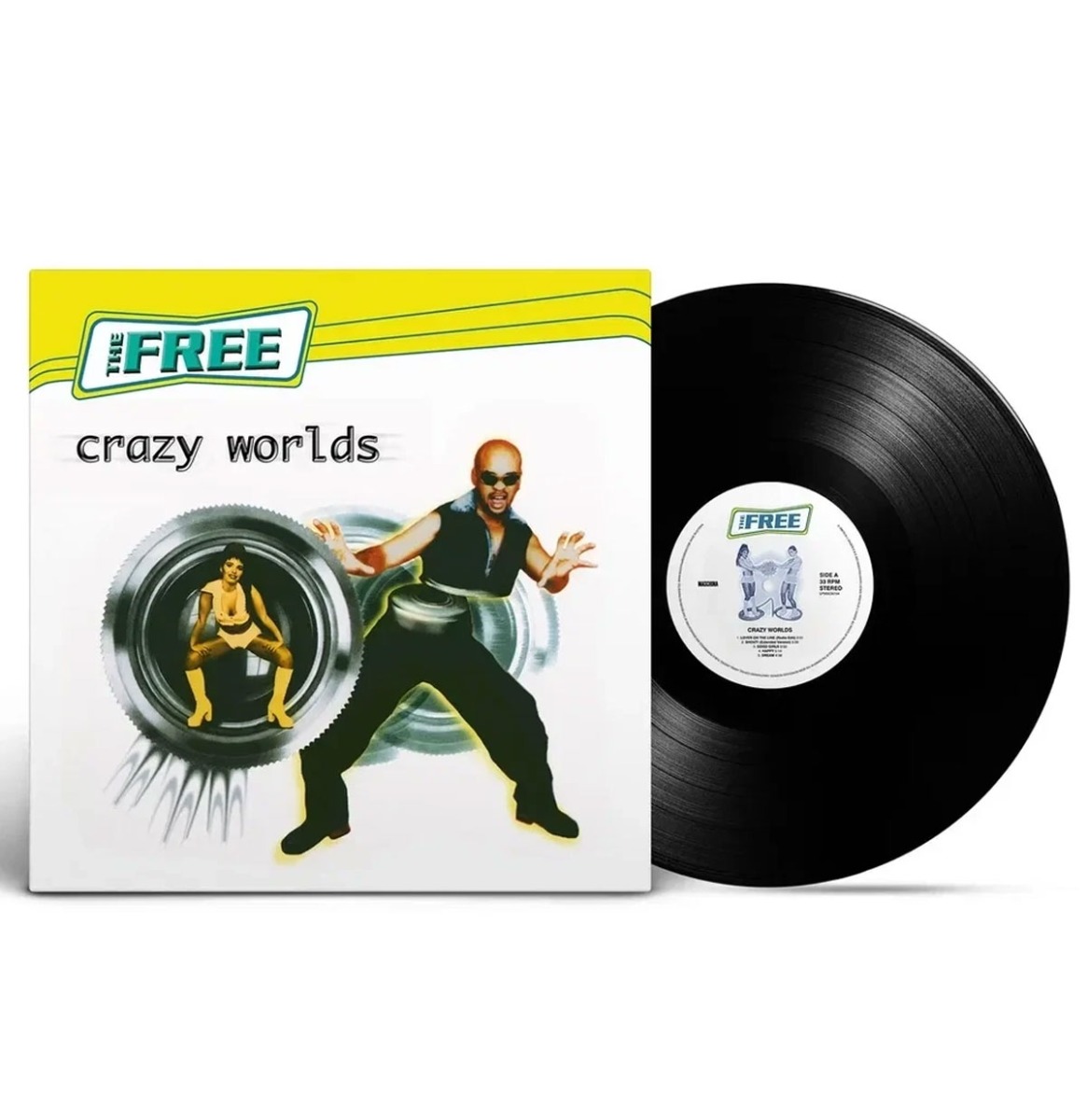 The Free - Crazy Worlds (Zwart Vinyl) - LIMITED (LP) | Maschina Records