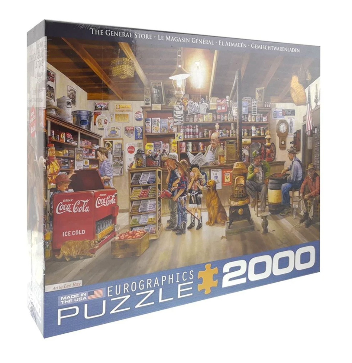 The General Store van Les Ray Puzzle - 2000 st. | Fiftiesstore