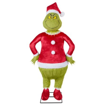 The Grinch Animatronic 4 ft (122 cm) - Geanimeerde Kerst Decoratie LAATSTE | 8% korting | Fiftiesstore