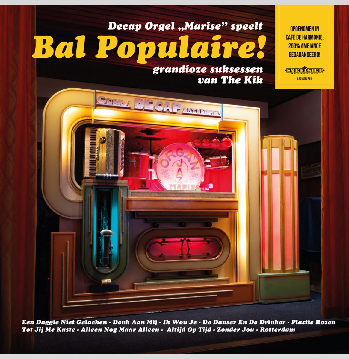 The Kik - Decap Orgel 'Marise' speelt Bal Populaire! (Record Store Day 2024) (LP) | Fiftiesstore