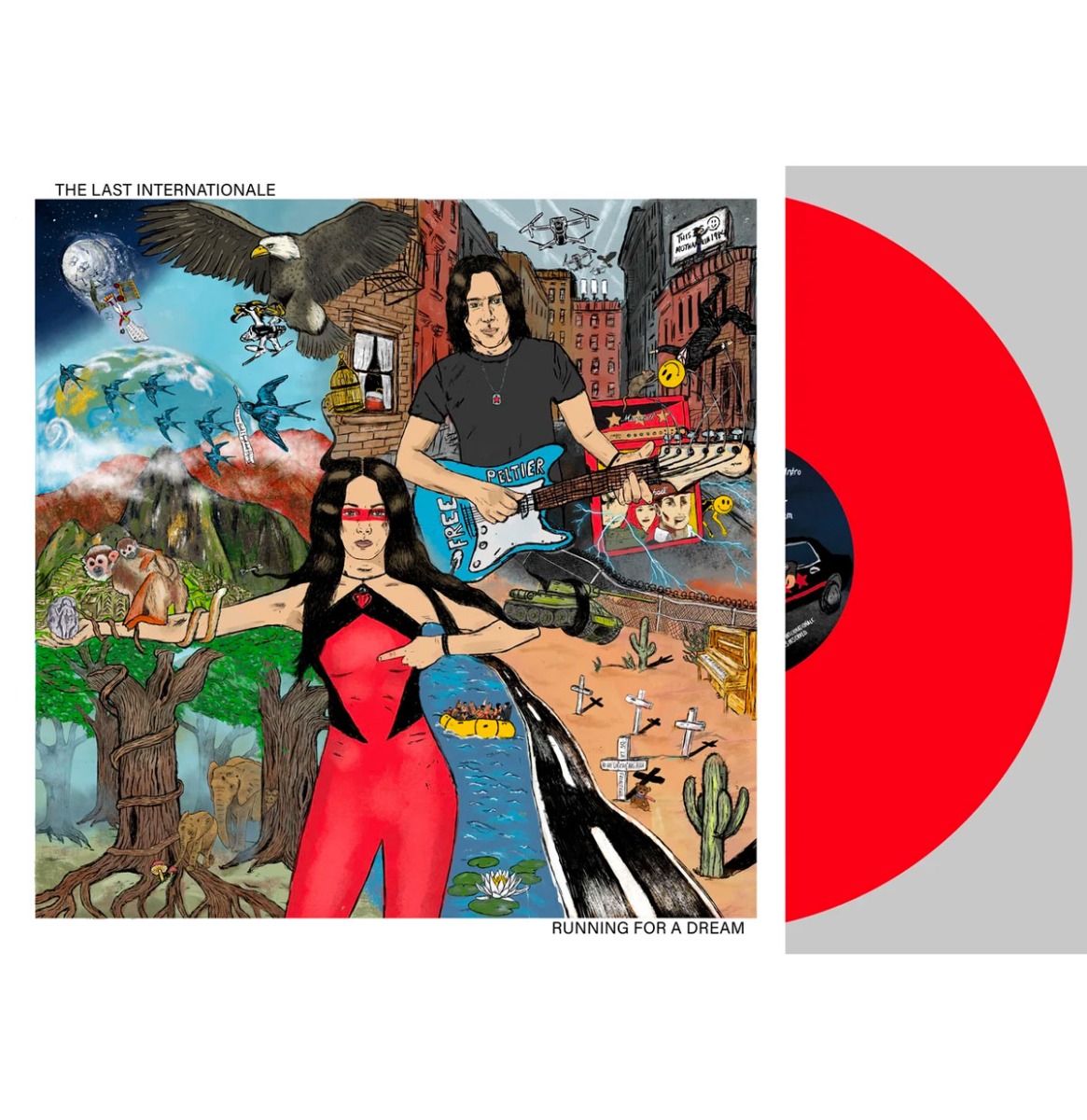 The Last Internationale - Running For A Dream GESIGNEERD Rood Vinyl (LP) | Fiftiesstore