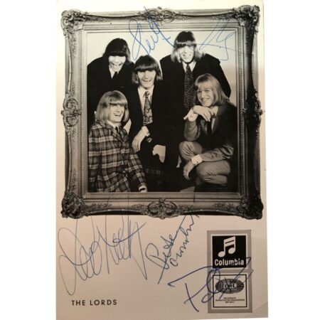 The Lords En Pete Townshend Van The Who Gesigneerde Promo Kaart | The Dutch Pickers