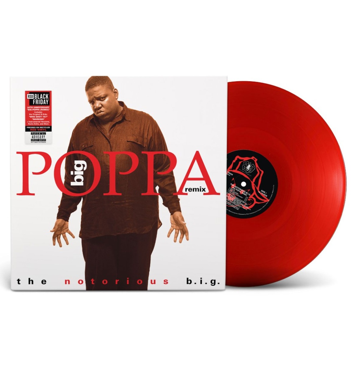 The Notorious B.I.G. - Big Poppa (Remix) (Rood Vinyl) (Record Store Day Black Friday 2025) (LP) | Fiftiesstore