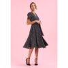 The Pretty Dress Company Black Polka Dot Wrap Dress-L | The Pretty Dress Company