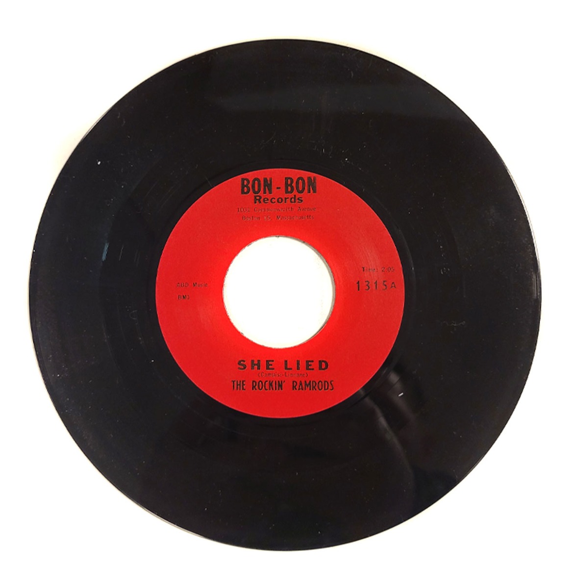 The Rockin' Ramrods: She Lied (Campisi-Linane) / The Girl Can't He It (Bobby Troupe) Single - Unofficial Release (LP) | Fiftiesstore