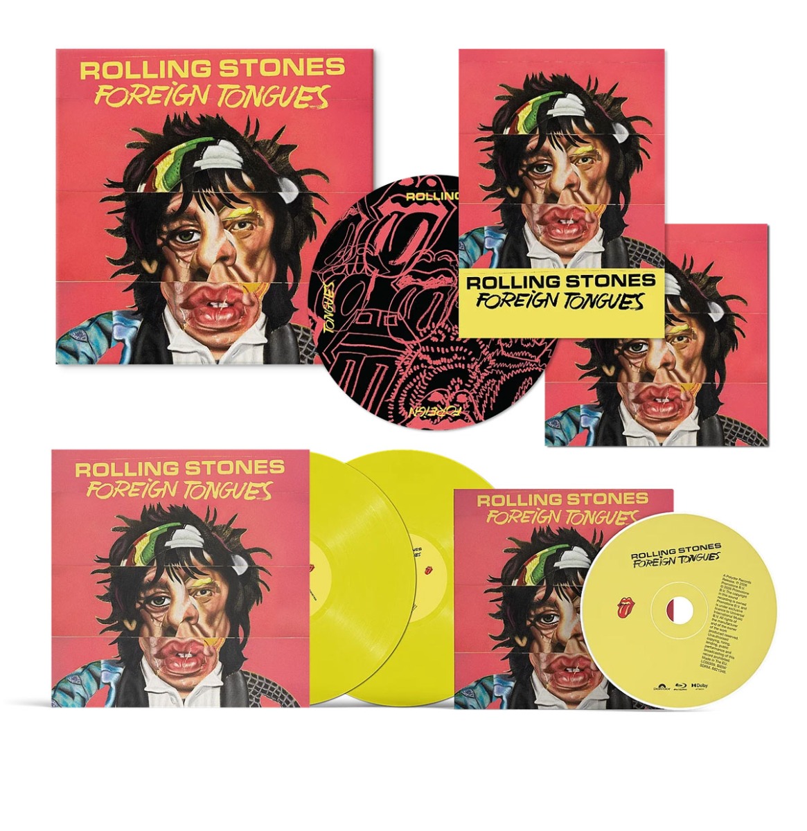The Rolling Stones - Foreign Tongues (Geel Vinyl Boxset) 2 + Blu-Ray (LP) | Fiftiesstore