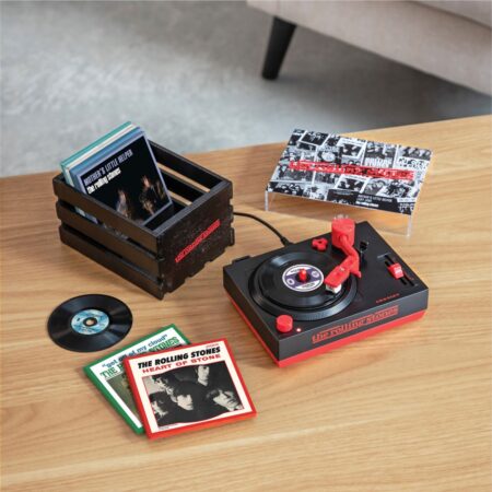 The Rolling Stones RSD3 Mini-Platenspeler Met 6x 3" Vinyl (Record Store Day 2026) | Crosley