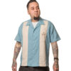 The Shake Down Button Up Shirt Blue-M | Steady Clothing