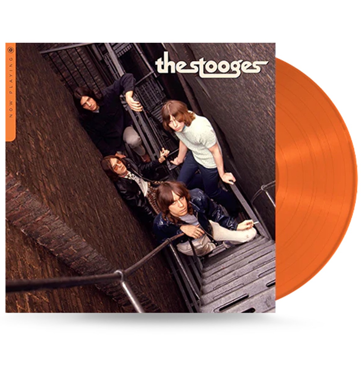 The Stooges - Now Playing (Oranje Transparent Vinyl) (LP) | Fiftiesstore
