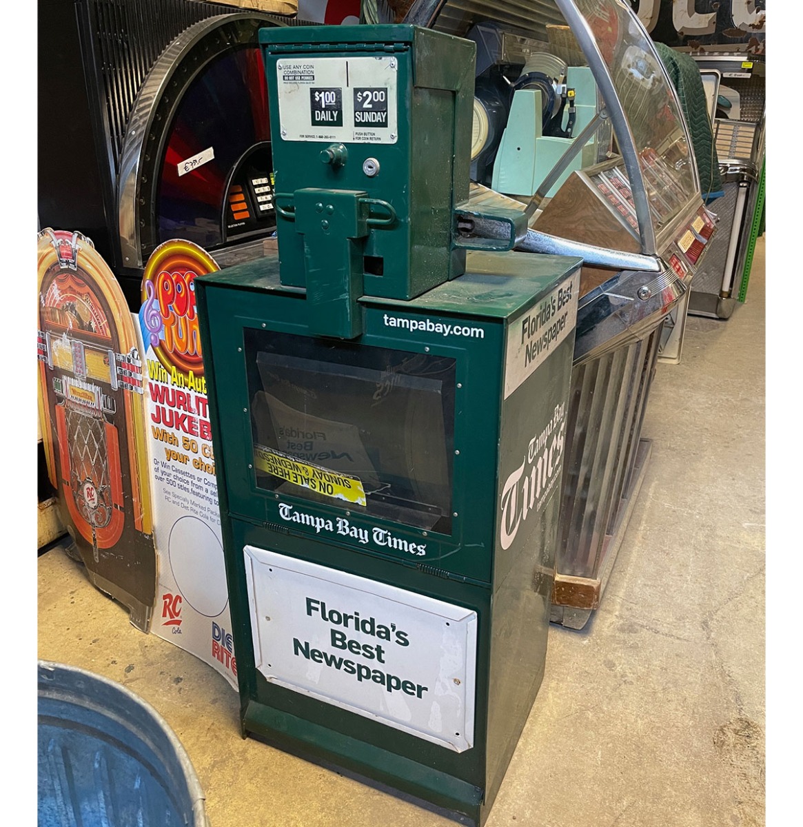 The Tampa Bay Times Kranten Machine - Origineel | The Dutch Pickers