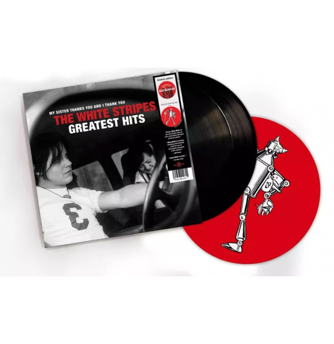 The White Stripes - Greatest Hits (Target Exclusive) (With Exclusive Slip Mat) 2 (LP) | Fiftiesstore