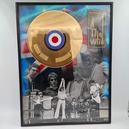 The Who 24KT Gouden Plaat - Limited Edition (66 x 51 cm) | Fiftiesstore