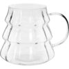 Theeglas 370ml everlands kunstkerstboom vorm | Merkloos