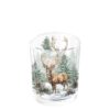 Theelichthouder Winter stag H6cm | Ambiente