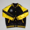 Third Man Records Satin Jacket Black And Yellow -L | Fiftiesstore