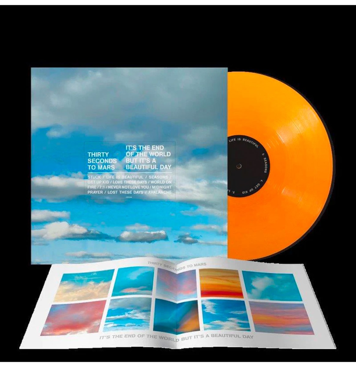 Thirty Seconds To Mars - It's The End Of The World But It's A Beautiful Day (Gekleurd Vinyl) LAATSTE STUKS | 22% korting (LP) | Fiftiesstore