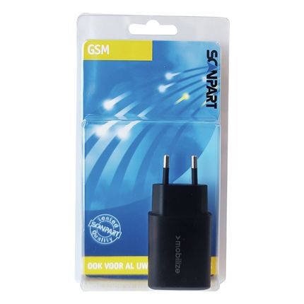 Thuislader Usb-c + Usb 25w | Scanpart