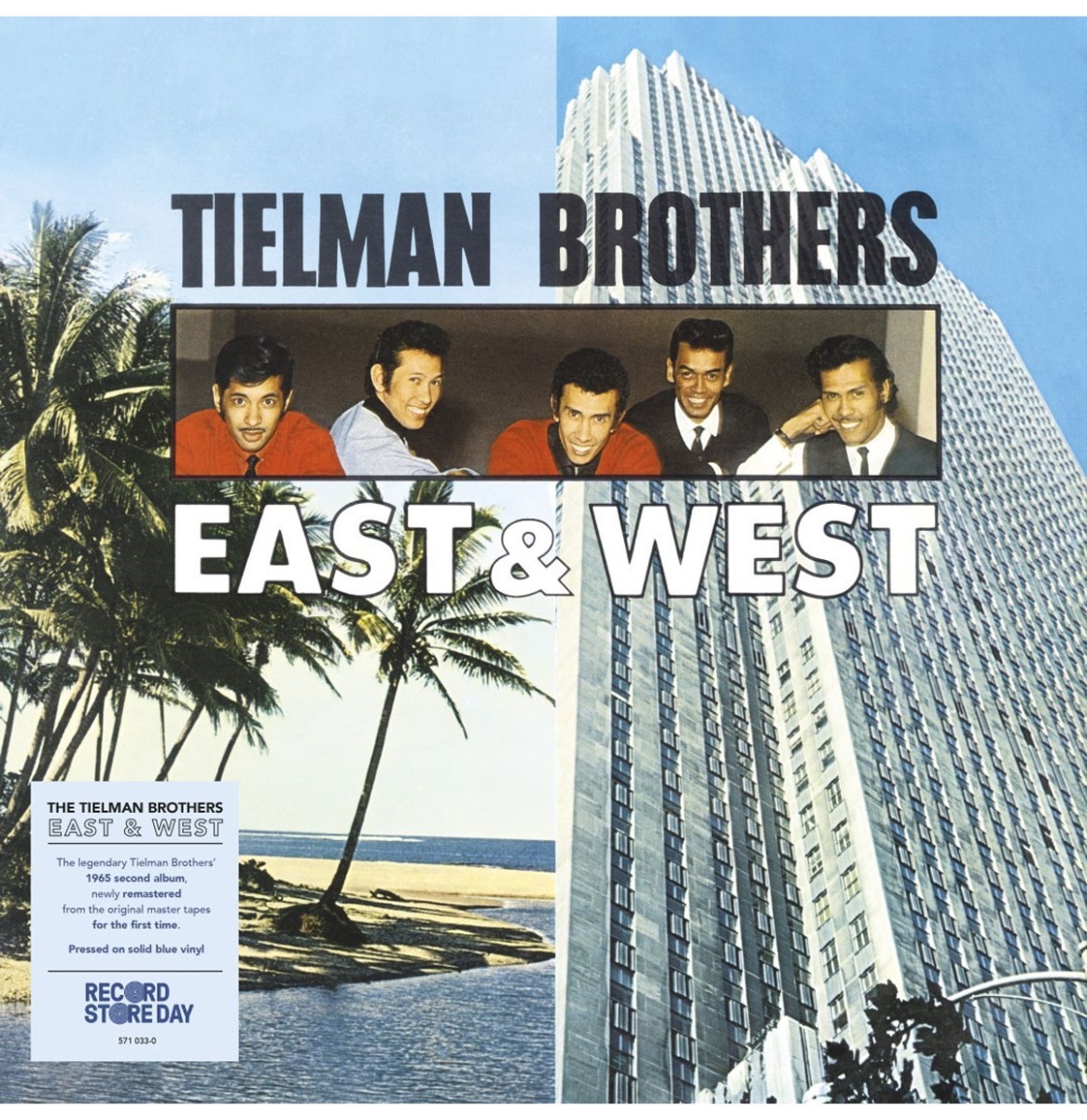 Tielman Brothers - East & West (Effen blauw Vinyl) (LP) | Fiftiesstore