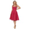 Timeless Valerie Anglaise Dress Cerise -L | 35% korting | Fiftiesstore