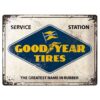 Tin Sign 'Goodyear Tires' 30 x 40 cm | Goodyear