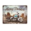 Tinnen Bord 30 x 40 Harley-Davidson - Route 66 Road King Classic | Harley-Davidson
